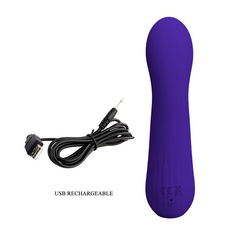 PRETTYLOVE Faun – силиконов вибратор с 12 режима, USB
