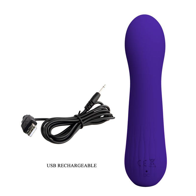 PRETTYLOVE Faun – силиконов вибратор с 12 режима, USB