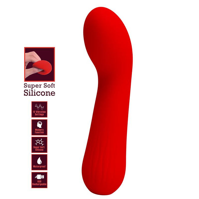 PRETTYLOVE Faun – силиконов вибратор с 12 режима на вибрация