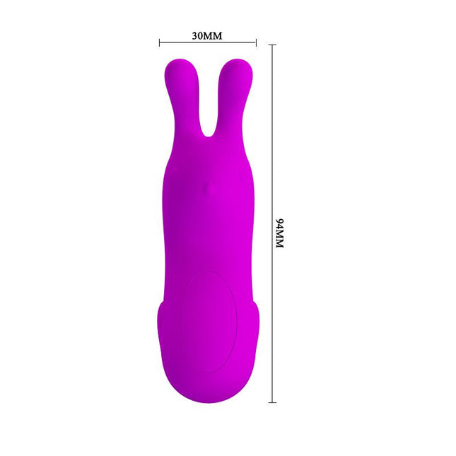 PRETTYLOVE Finger Bunny Sleeve – USB силиконов пръстов стимулатор с 7 режима