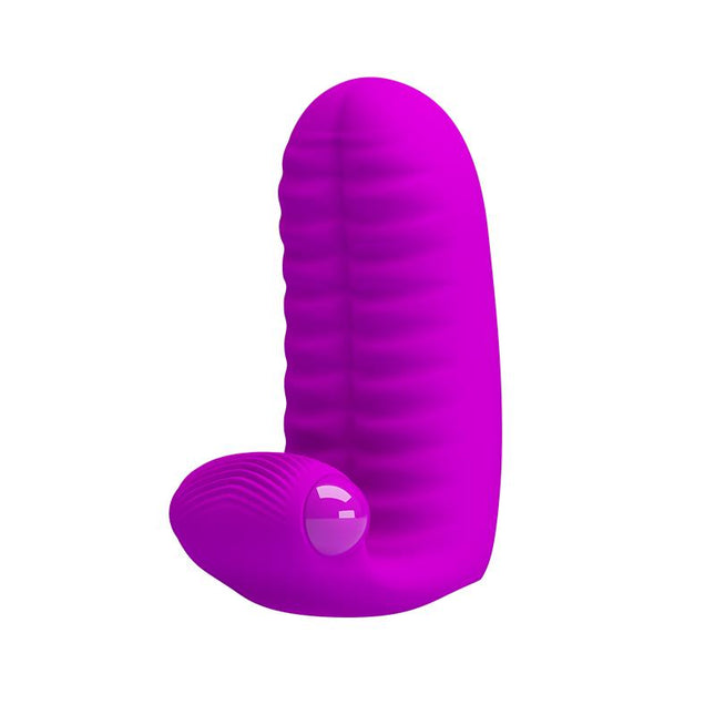 PRETTYLOVE Finger Sleeve Abbott Pink – вибриращ пръстен за нежна стимулация