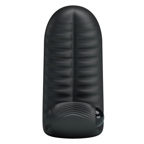 PRETTYLOVE Abbott Black – вибриращ пръстен за нежна стимулация