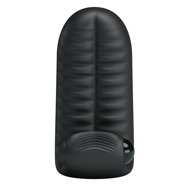 PRETTYLOVE Abbott Black – вибриращ пръстен за нежна стимулация