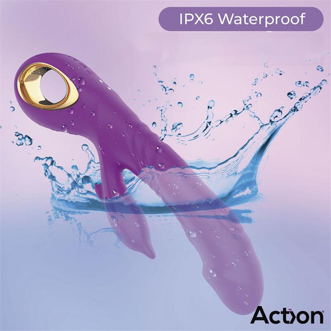 Fliper – Трифункционален вибратор с пулсация, thrusting и клиторална стимулация