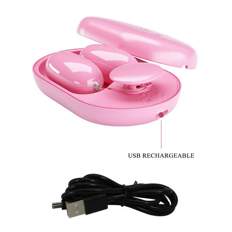 PRETTYLOVE Fun Box – вибриращи куршуми с дистанционно и USB зарядно
