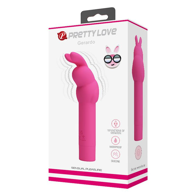 PRETTYLOVE Gerardo Bunny – водоустойчив вибратор с 10 режима
