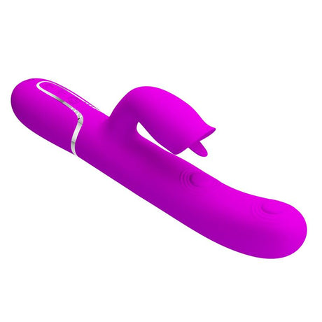 PRETTYLOVE Gigi – вибратор с език и пулсации, водоустойчив
