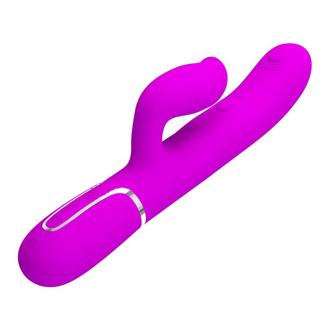 PRETTYLOVE Gigi – вибратор с език и пулсации, водоустойчив