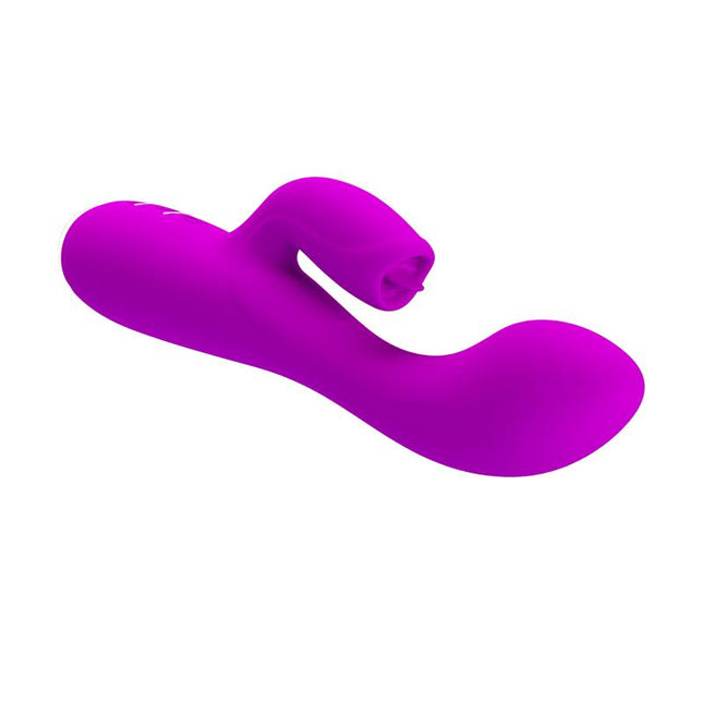 PRETTYLOVE Gloria Vibe with tongue USB – водоустойчив вибратор с 12 режима