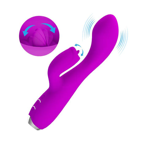 PRETTYLOVE Gloria Vibe with tongue USB – водоустойчив вибратор с 12 режима