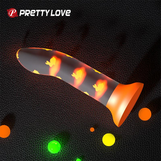 PRETTYLOVE Magical Nightfall – светещ в тъмното дилдо с вендуза