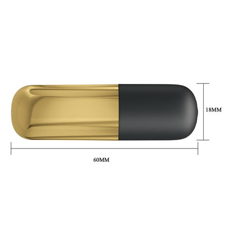 PRETTYLOVE Golden Mini Massager – компактен вибратор с 12 функции