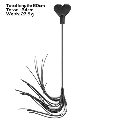 Heart Paddle with Flogger 60 cm