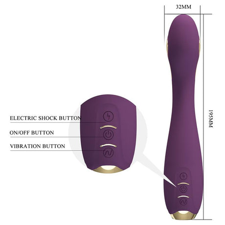 PRETTYLOVE Hector Electroshock – вибратор с електростимулация и приложение