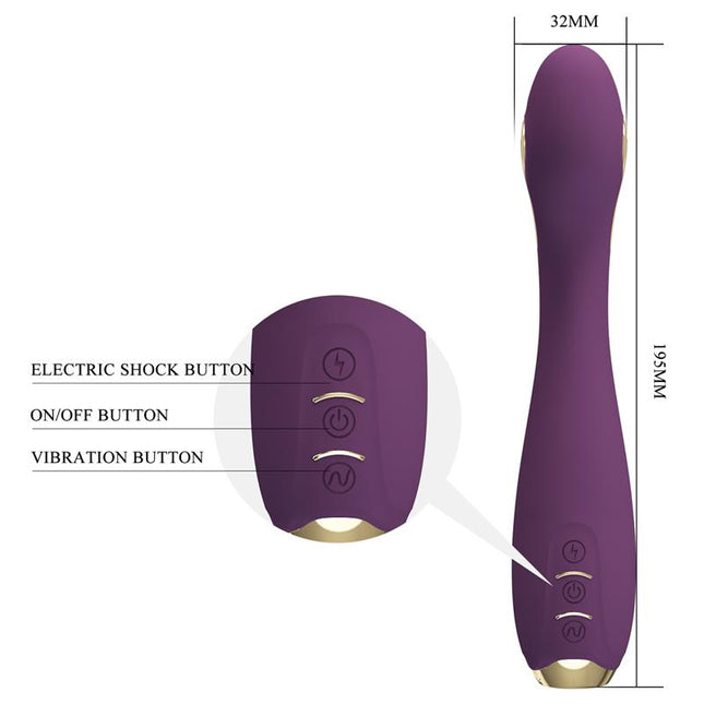 PRETTYLOVE Hector Electroshock – вибратор с електростимулация и приложение