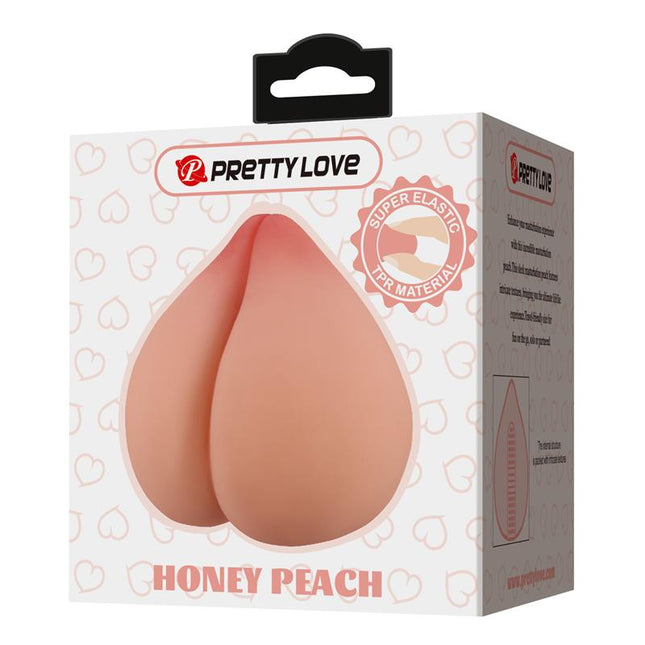 PRETTYLOVE Honey Peach – мъжки мастурбатор с реалистична текстура