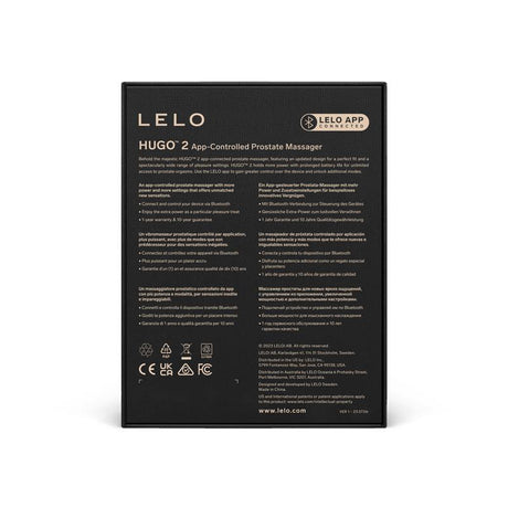 LELO Hugo 2 – масажор за простата с Bluetooth и контрол през приложение