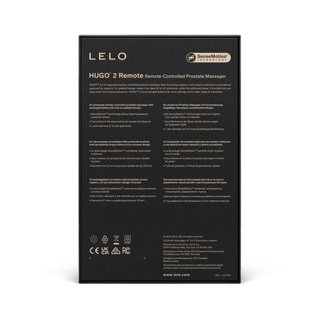 LELO Hugo 2 Remote Control – масажор за простата с дистанционно управление