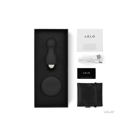 LELO HULA BEADS Obsidian Black – въртящи се и вибриращи интимни топчета с дистанционно