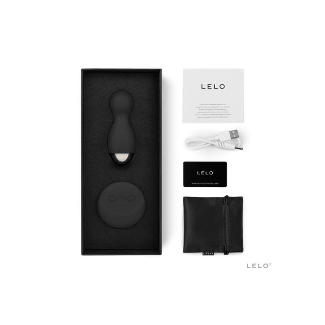 LELO HULA BEADS Obsidian Black – въртящи се и вибриращи интимни топчета с дистанционно