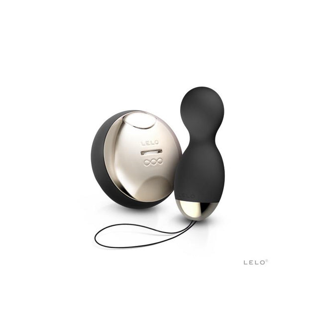LELO HULA BEADS Obsidian Black – въртящи се и вибриращи интимни топчета с дистанционно