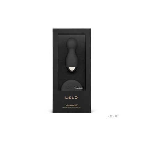 LELO HULA BEADS Obsidian Black – въртящи се и вибриращи интимни топчета с дистанционно