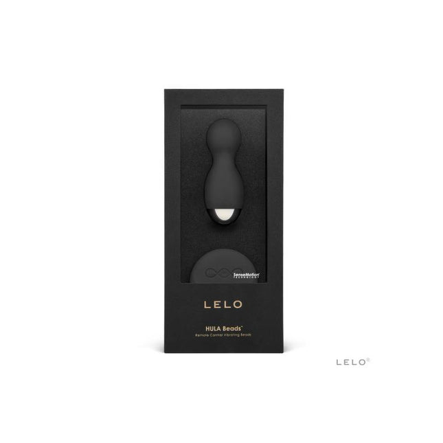 LELO HULA BEADS Obsidian Black – въртящи се и вибриращи интимни топчета с дистанционно
