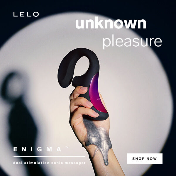 LELO Enigma – луксозен двоен стимулатор с вакуум и вибрации