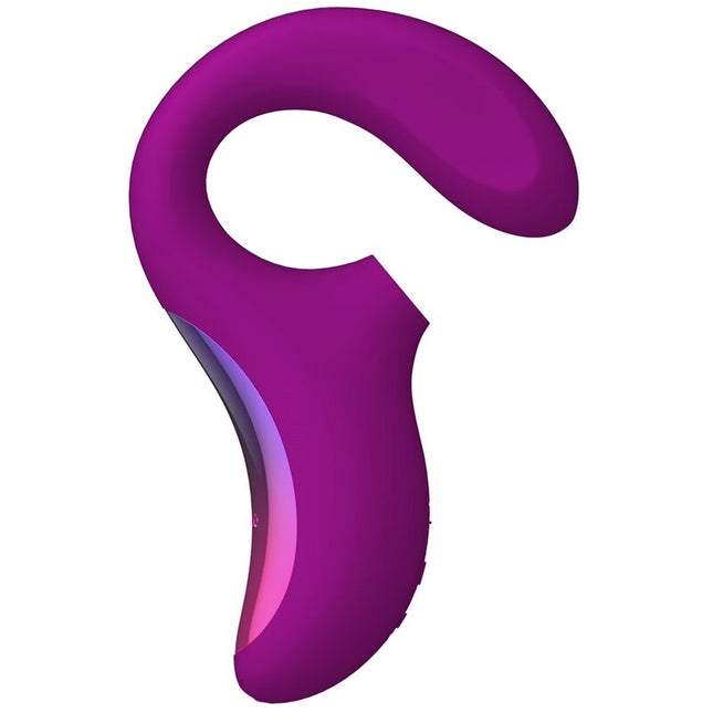 LELO Enigma – двоен масажор с вакуумна стимулация и G-точка