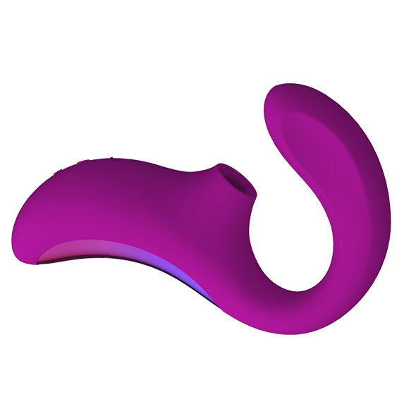 LELO Enigma – двоен масажор с вакуумна стимулация и G-точка