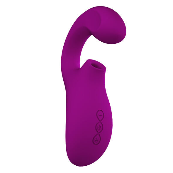 LELO Enigma – двоен масажор с вакуумна стимулация и G-точка