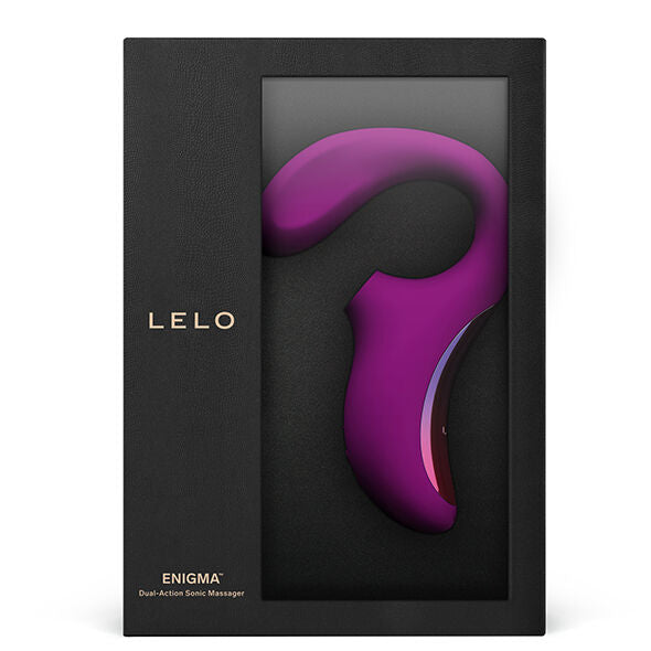 LELO Enigma – двоен масажор с вакуумна стимулация и G-точка