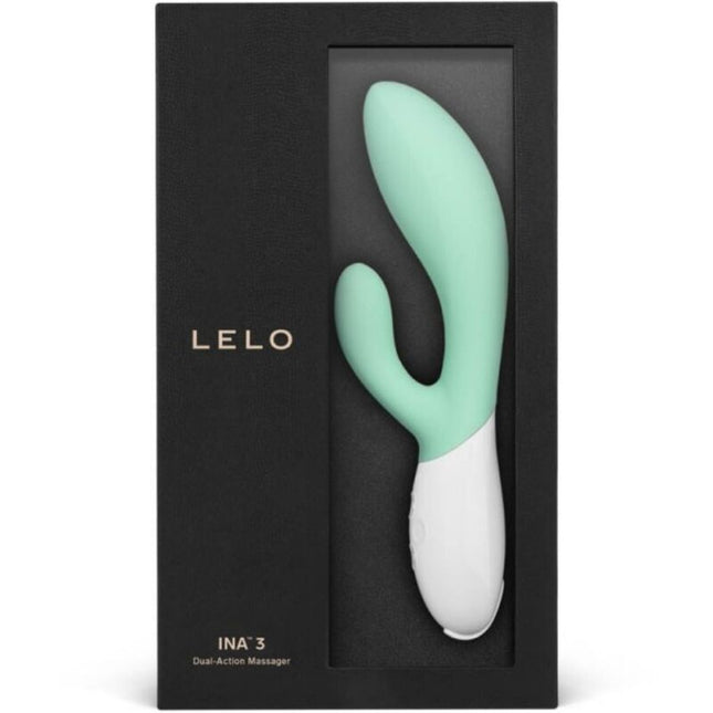 LELO INA 3 Green – луксозен двоен вибратор с повече мощност