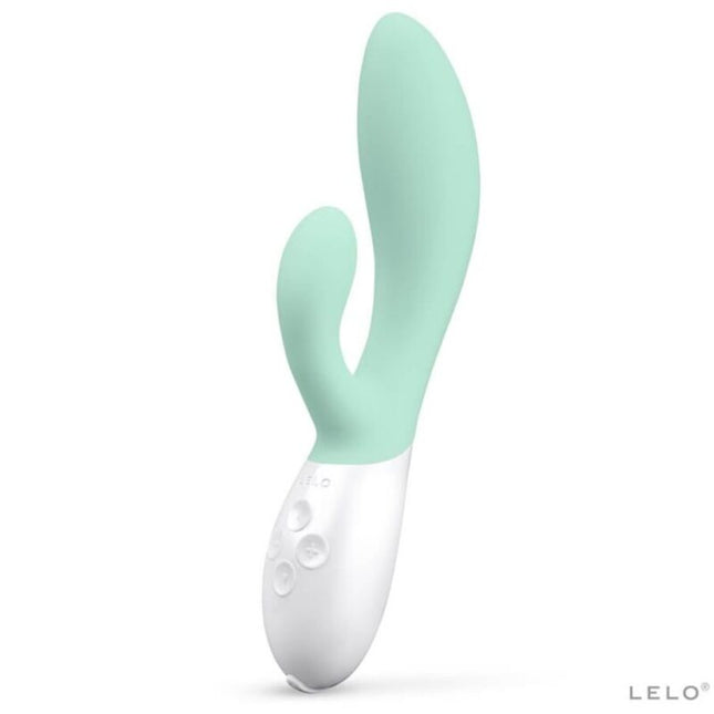LELO INA 3 Green – луксозен двоен вибратор с повече мощност