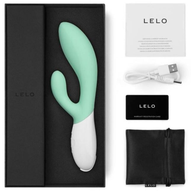 LELO INA 3 Green – луксозен двоен вибратор с повече мощност