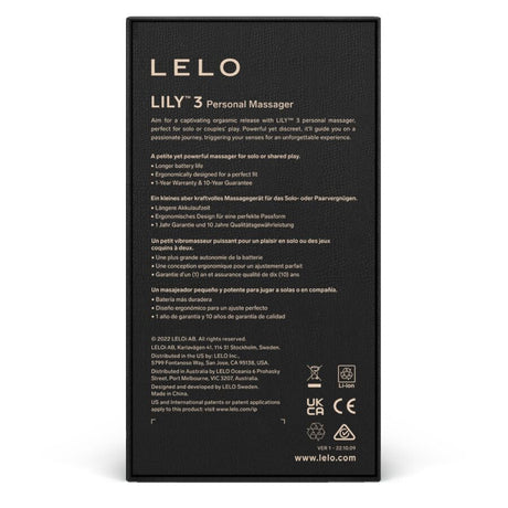 LELO Lily 3 – компактен персонален масажор с 10 режима на вибрация