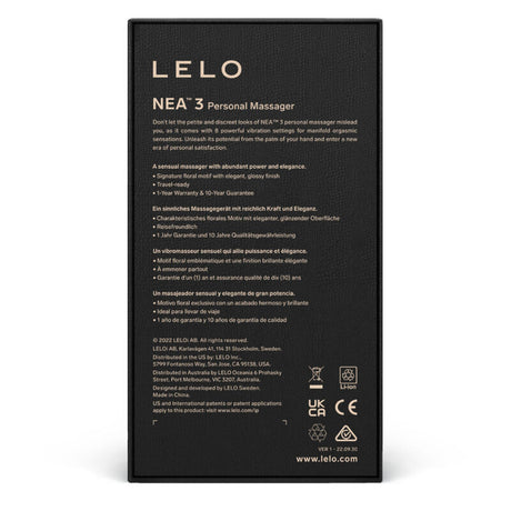 LELO NEA 3 – компактен персонален масажор с 10 вибрационни режима