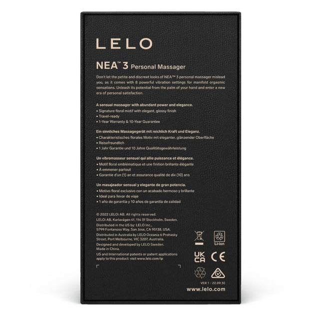 LELO NEA 3 – компактен персонален масажор с 10 вибрационни режима