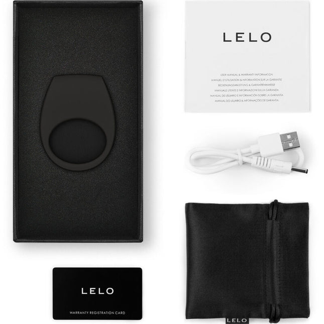 LELO TOR 3 Black – вибриращ пръстен с app контрол