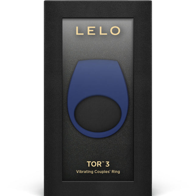 LELO TOR 3 Blue – Вибриращ пръстен с контрол през приложение