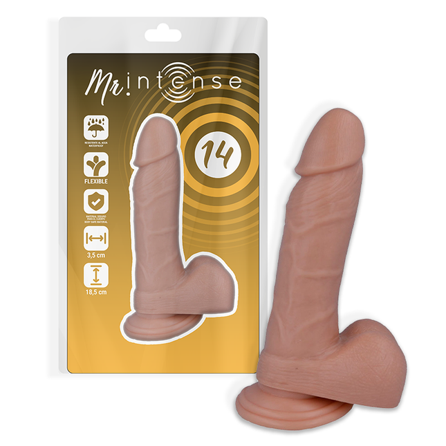 MR. INTENSE 14 – реалистичен дилдо 18.5 x 3.8 см