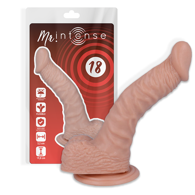 MR. INTENSE 18 - реалистичен дилдо 19.8 см, Ø 3.2 см