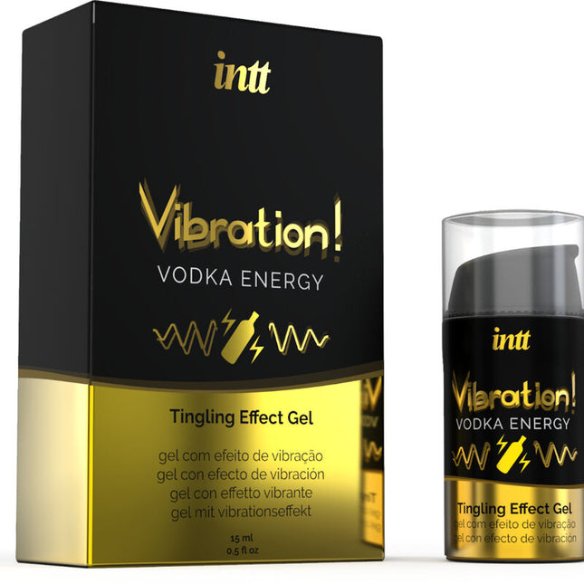 INTT Vibration Vodka – стимулиращ течен гел с вибрации, 15 мл