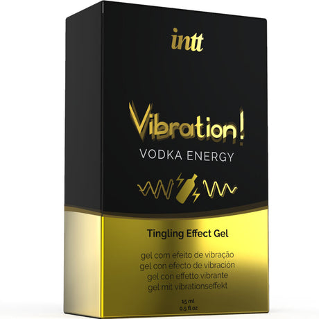 INTT Vibration Vodka – стимулиращ течен гел с вибрации, 15 мл