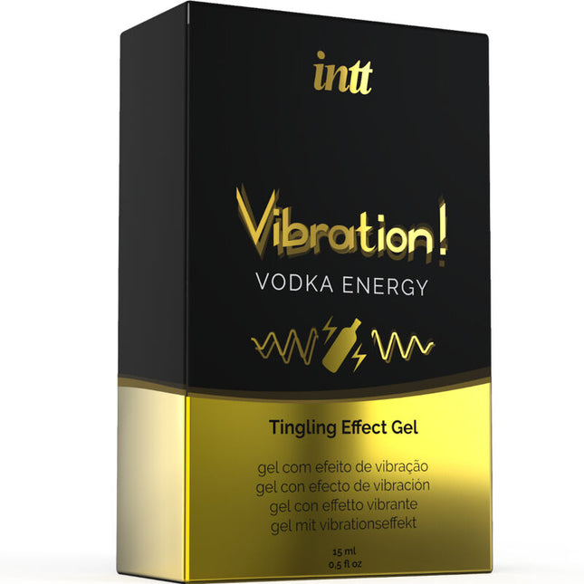 INTT Vibration Vodka – стимулиращ течен гел с вибрации, 15 мл