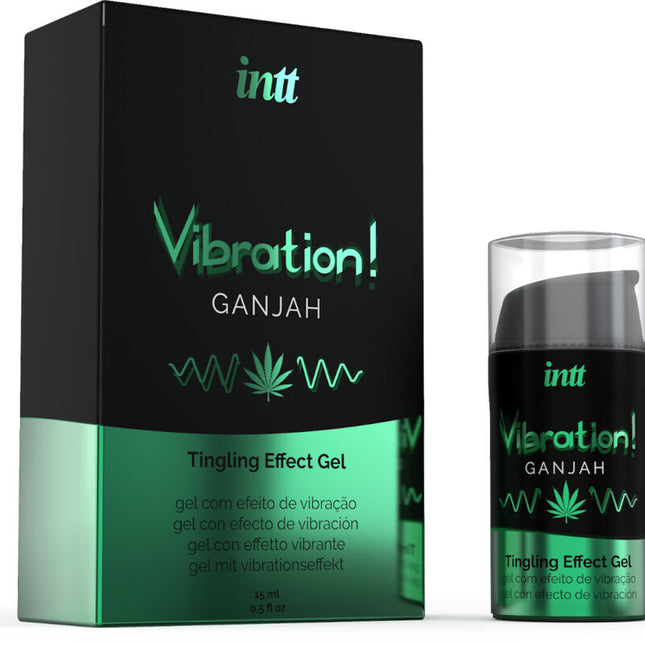 INTT Powerful Intimate Stimulant – течен вибриращ гел с канабис 15 мл