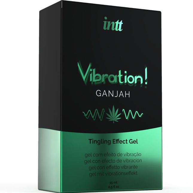 INTT Powerful Intimate Stimulant – течен вибриращ гел с канабис 15 мл