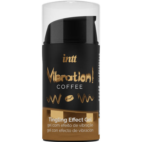 INTT Powerful Intimate Stimulant – течен вибриращ гел с аромат на кафе, 15 мл