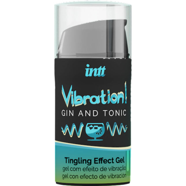 INTT Gin & Tonic – стимулиращ гел с вибриращ ефект 15 мл