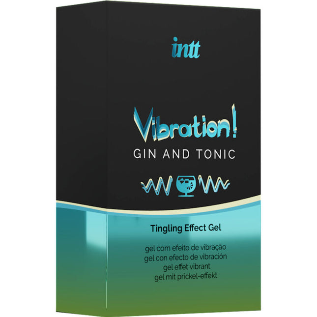 INTT Gin & Tonic – стимулиращ гел с вибриращ ефект 15 мл